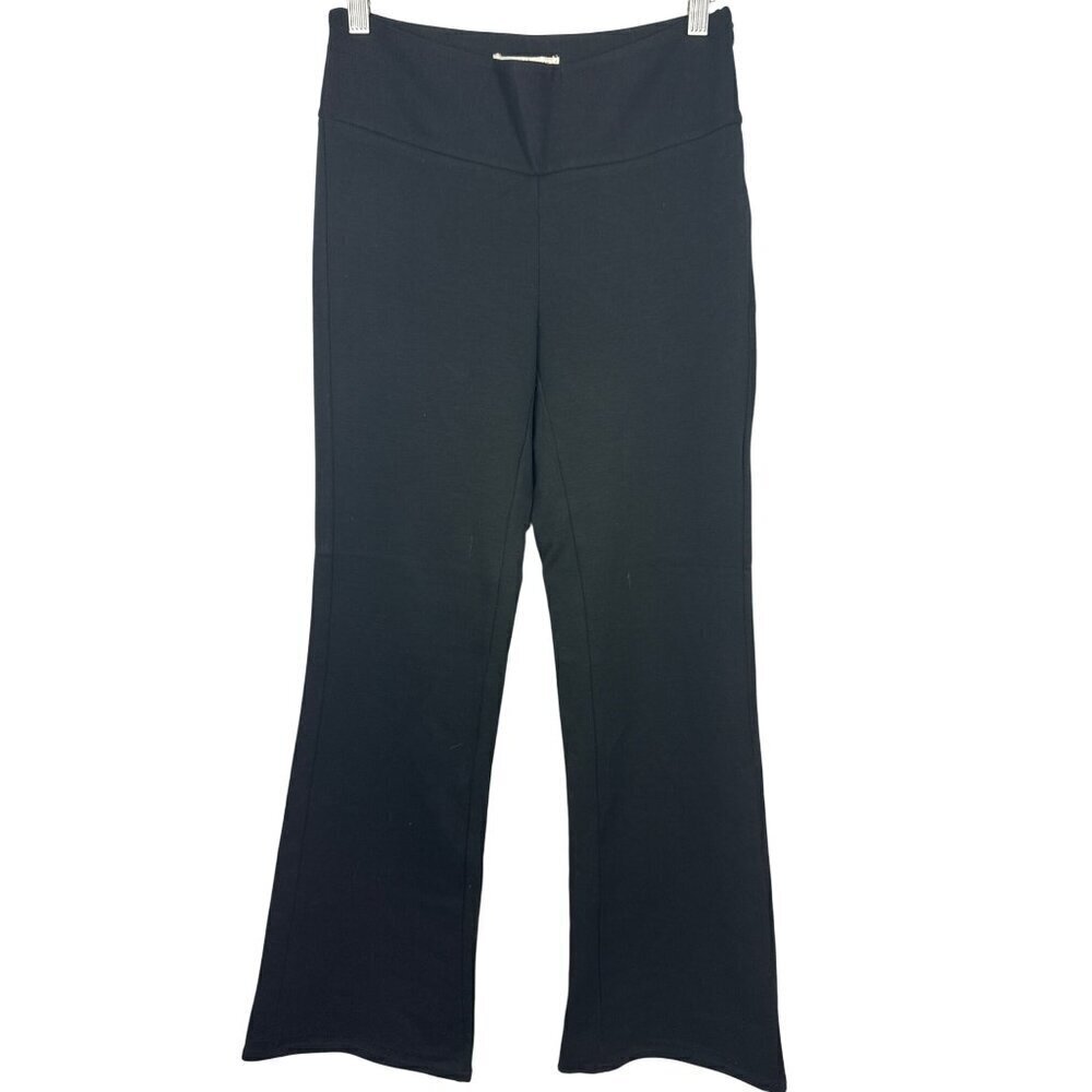 White House Black Market Womens Black Flare Pants Size 0 Made In USA